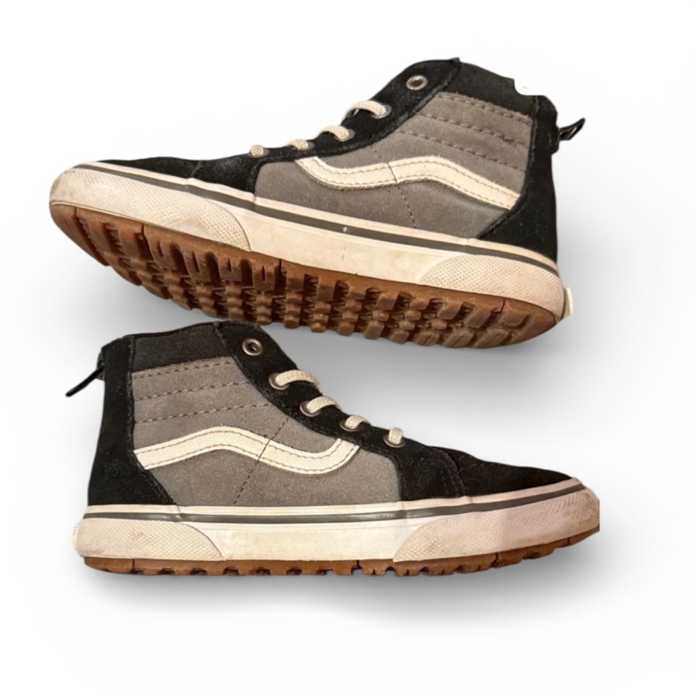 Vans Toddler Black and White Sneakers